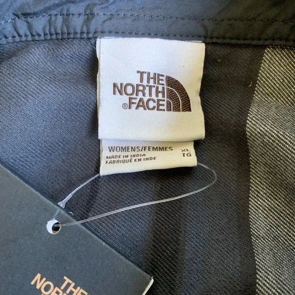 The North Face Berkeley women’s XL gray black LS shirt - Picture 3 of 5